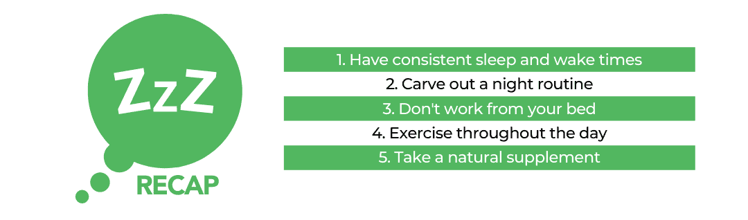 健康的睡眠习惯-总结