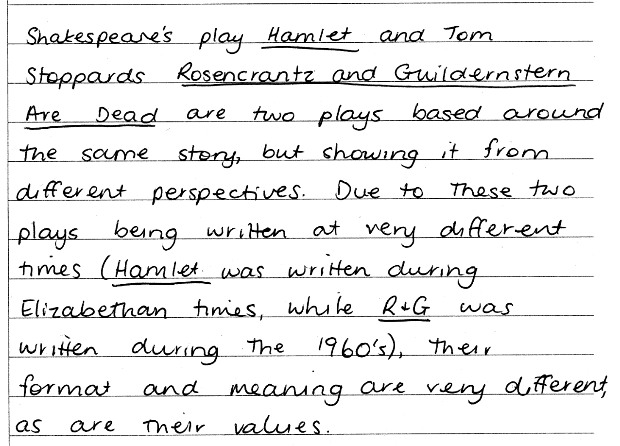 HSC英语频段4 - 示例