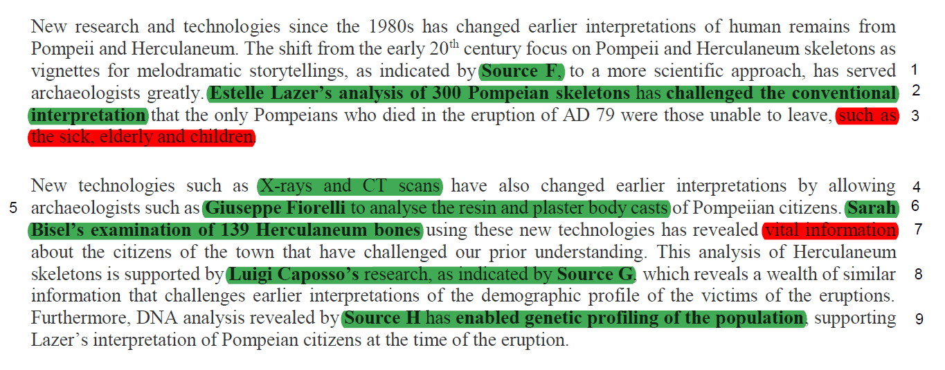 hsc ancient history extended response