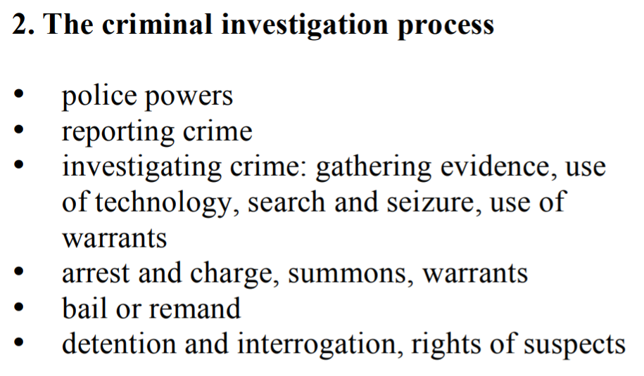HSC Legal Studies Cases