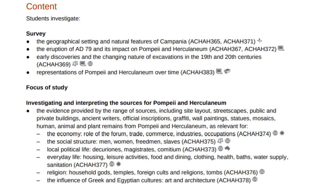 HSC古代史笔记-教学大纲