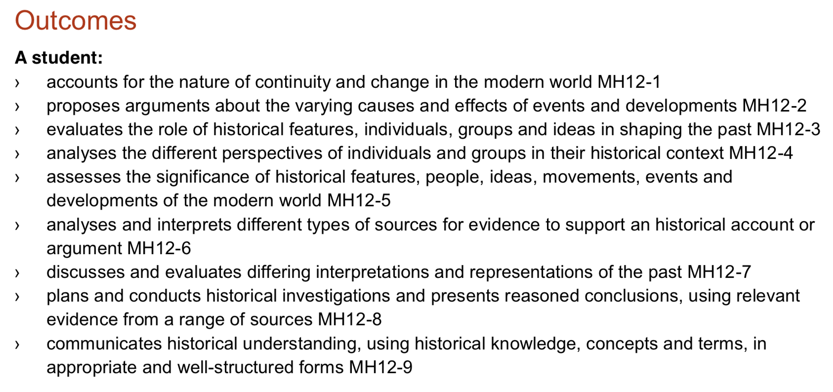 HSC的近代史在现代世界的变化