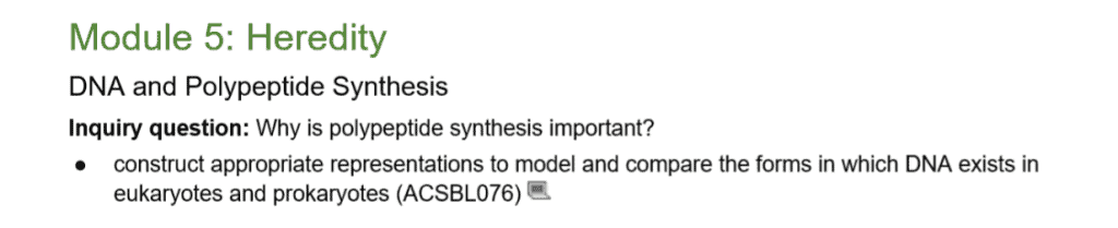 HSC Biology Extended Response