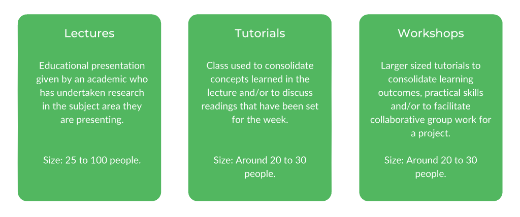艺术学士学位 - 班级结构