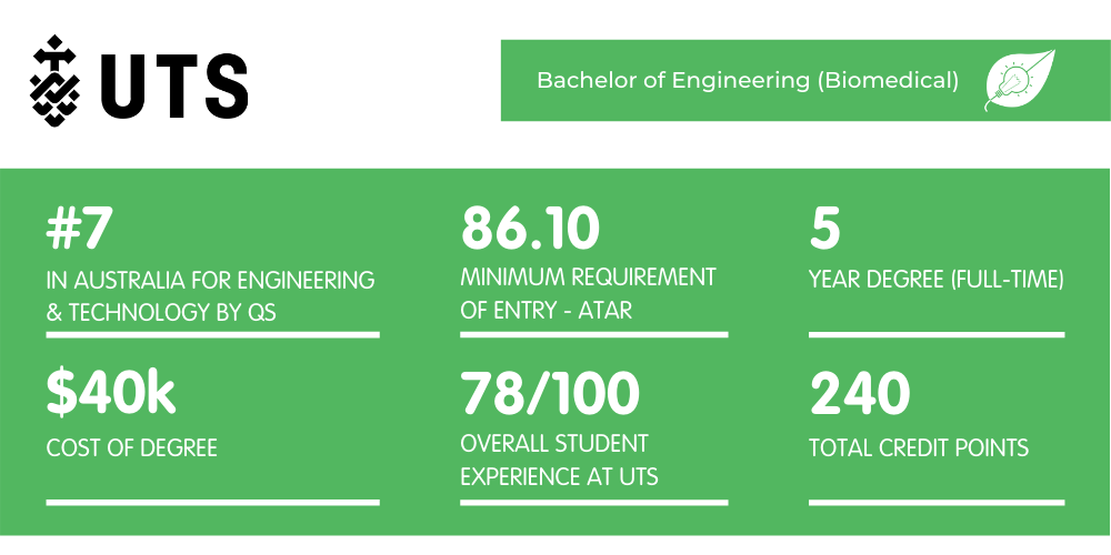 生物医学工程UTS -事实说明书