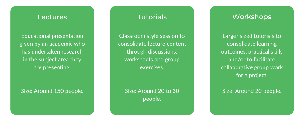西悉尼大学音乐-班级结构