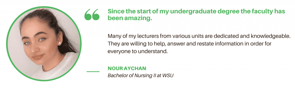 WSU Nursing - Student Quote