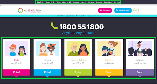 儿童热线求爱- Mental Health Support Services