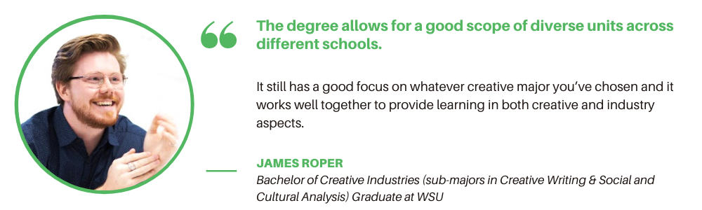 华盛顿州立大学创意产业学士学位-学生引用
