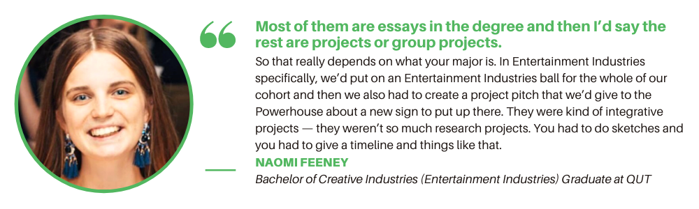 QUT Creative Industries  - 学生报价
