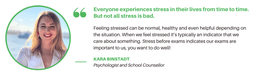 How to Cope With Exam Stress - Quote