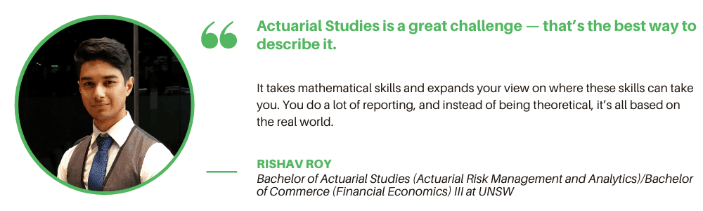 Actuarial Studies UNSW - Quote
