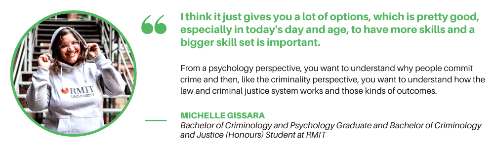 rmitCriminology and Psychology - Quote