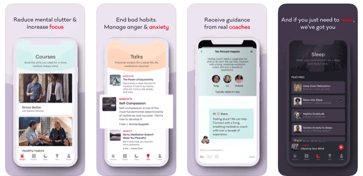 快乐10% -最好的免费冥想应用程序