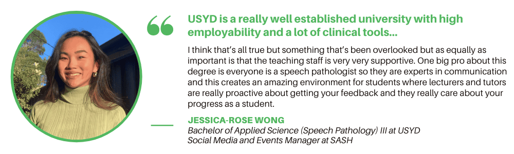 Speech Pathology USYD - Quote
