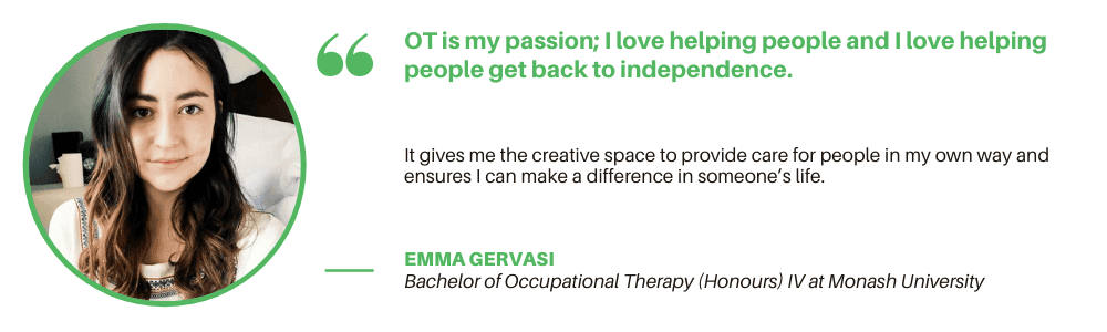 莫纳什大学Occupational Therapy - Quote