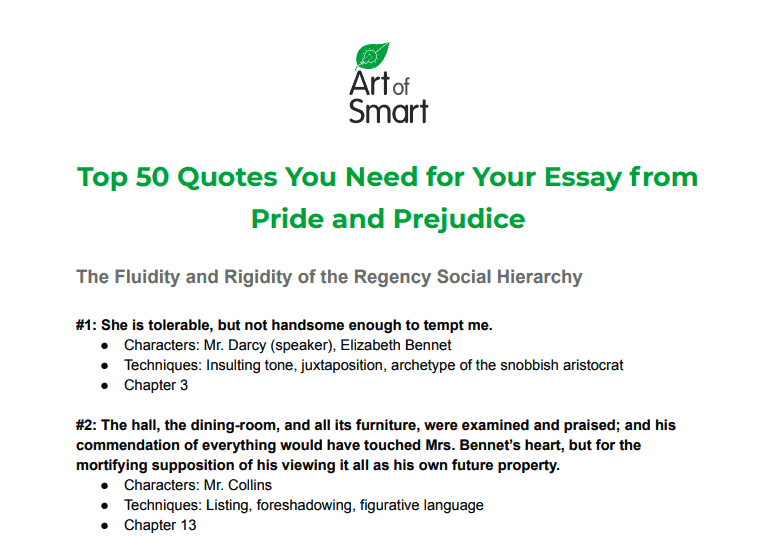 Pride and Prejudice Quotes preview