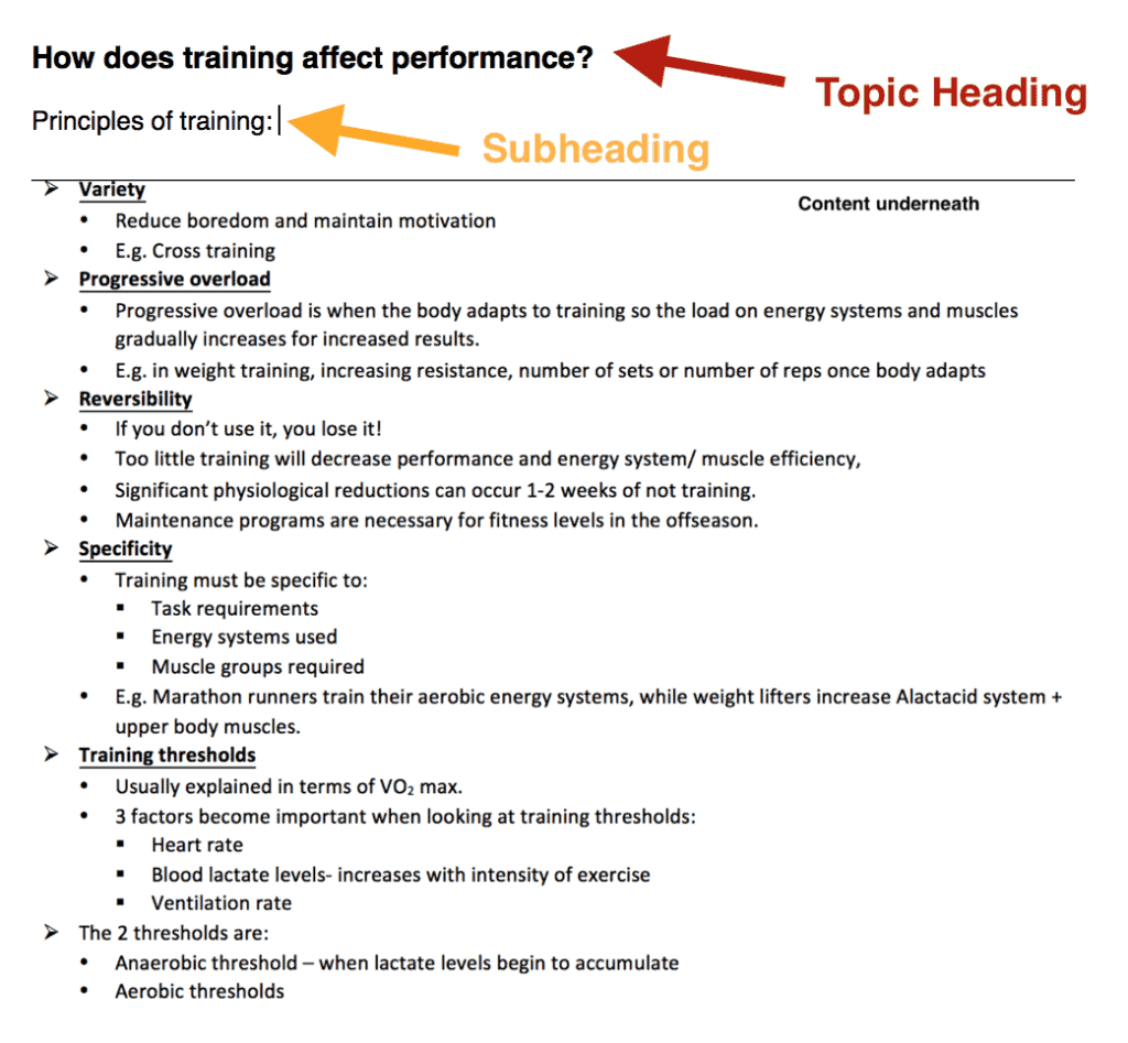 HSC PDHPE研究注释