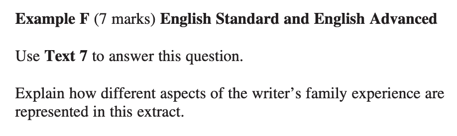 HSC English Unseen Texts Question - Paper 1