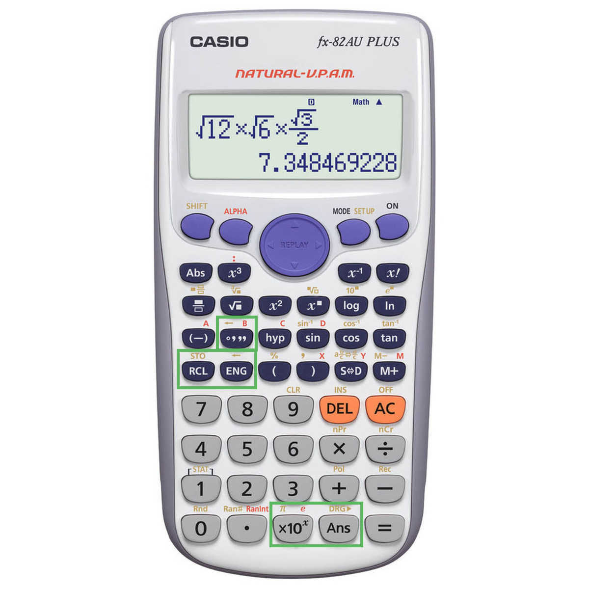 fx-82AU PLUS II calculator