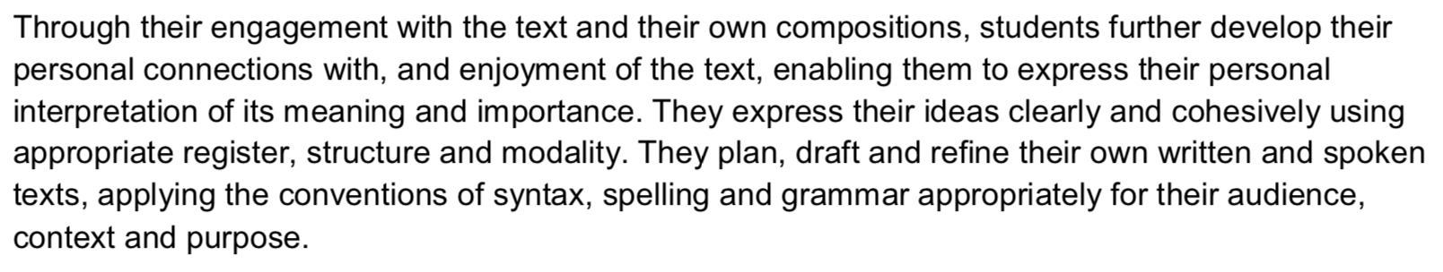 hsc year 11 english standard module b close study of literature