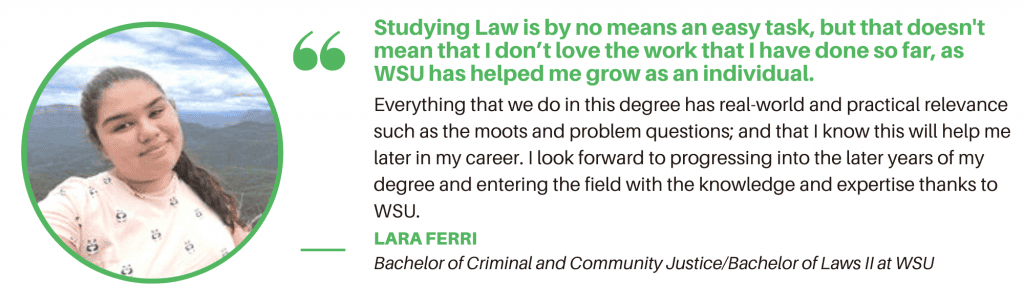 威诺娜州立大学法律——学生引用