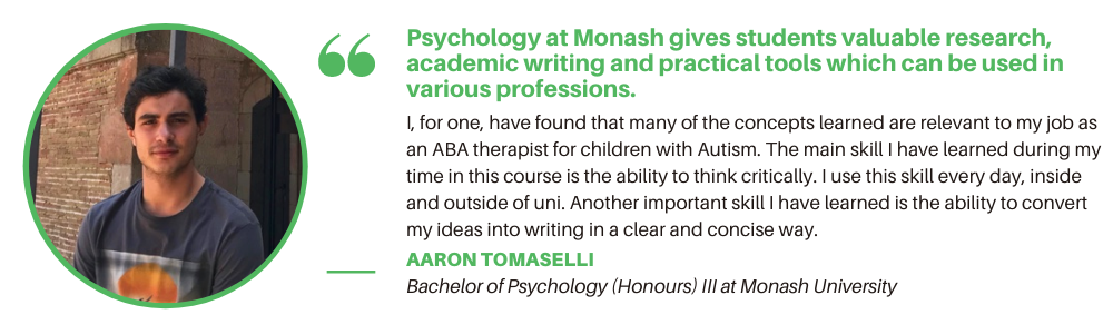 Psychology Monash - Quote