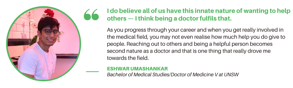 Medicine UNSW - Quote