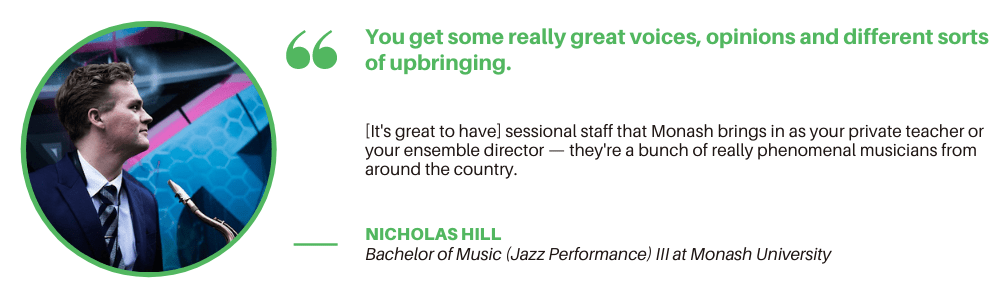 Bachelor of Music Monash - Quote