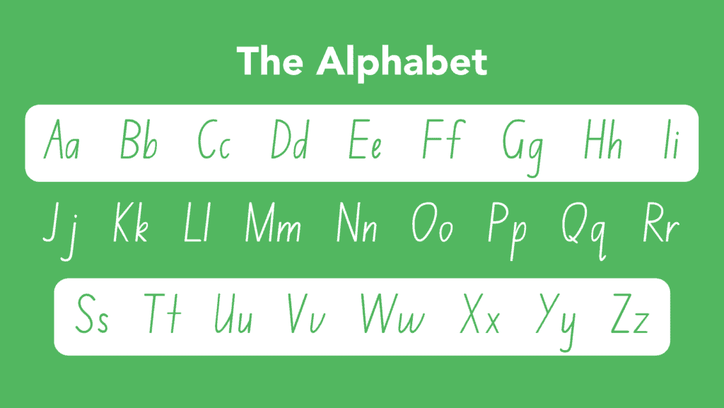 Learning Alphabet - Handwriting
