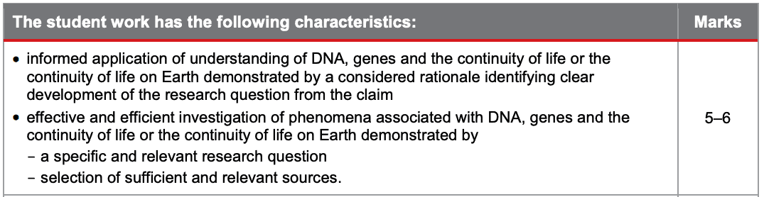 Biology Research Investigation - Guide 3