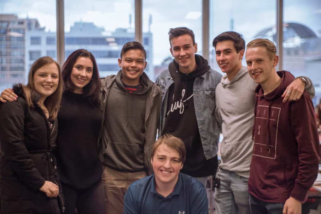 Students at AOS Campus - Trailblazer Awards Featured Image